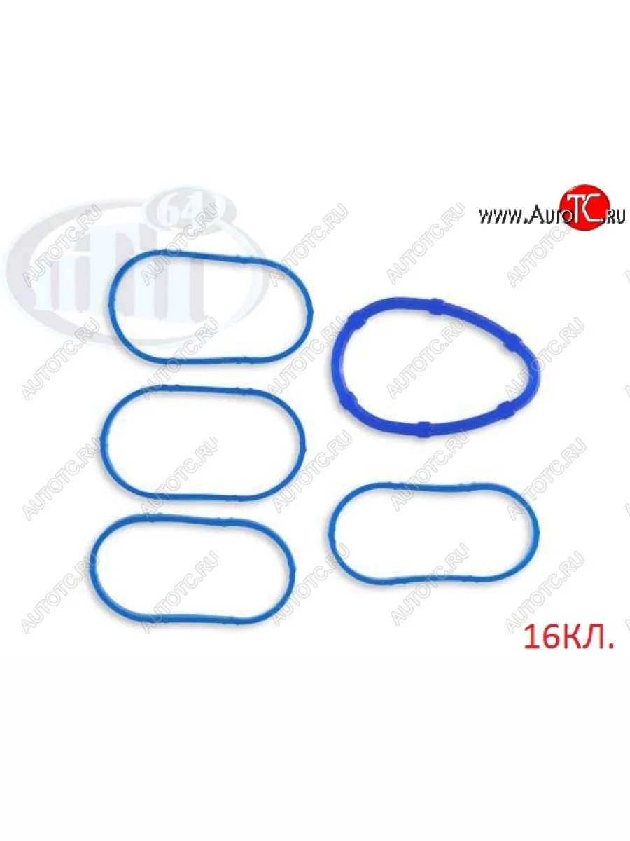 Комплект уплотнителей для ресивера ПТП64 Renault Sandero 1 (2009-2014) (Синий 1.6Л 16 кл)  с доставкой в г. Керчь