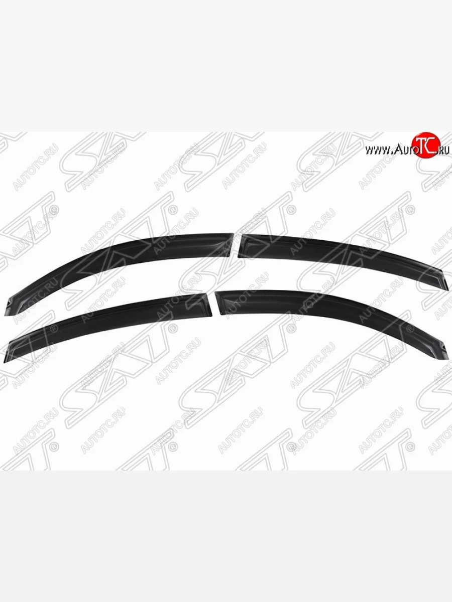 Дефлектора окон SAT (комплект) INFINITI FX35 S51 дорестайлинг (2008-2011)  в Керчи Республика Крым