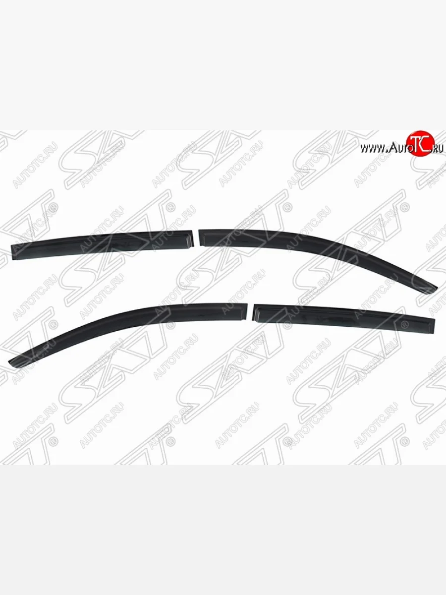 Дефлектора окон SAT (комплект) Chevrolet Aveo T300 хэтчбек (2011-2015)  в Самаре Самарской области