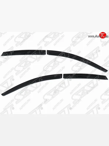 Дефлектора окон SAT (комплект) Ford Focus 3 хэтчбэк дорестайлинг (2010-2015)