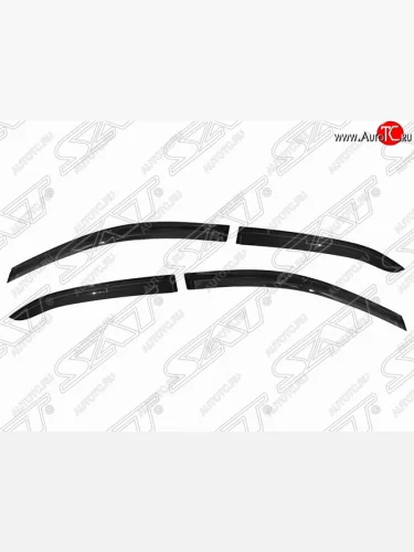 Дефлектора окон SAT (комплект) Toyota Camry  XV40 (2006-2008) дорестайлинг