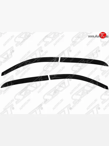 Дефлектора окон SAT (комплект) Toyota Allex E12# рестайлинг (2002-2004)