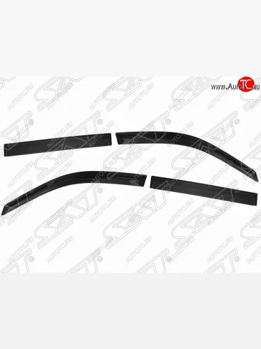 Дефлектора окон SAT (комплект) Toyota Highlander  XU20 - Kluger  XU20