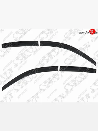 Дефлектора окон SAT (комплект) Toyota Echo  XP10 - Platz ( рестайлинг)