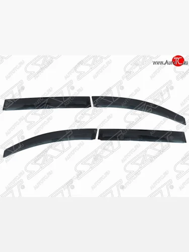 Дефлектора окон SAT (комплект) Toyota RAV4  CA20 (2000-2003) 5 дв. дорестайлинг