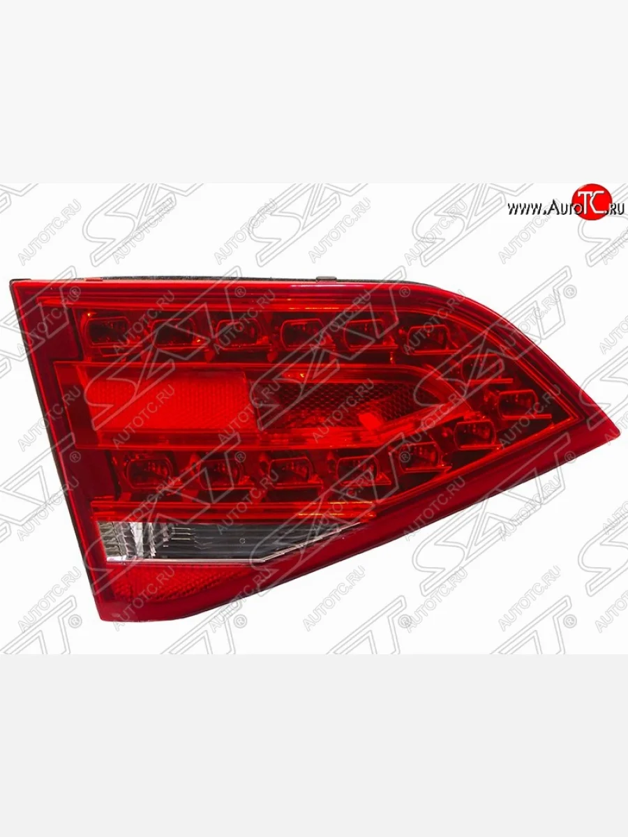 Левый фонарь в крышку багажника SAT (диодный) Audi A4 B8 дорестайлинг, седан (2007-2011)  в Самаре Самарской области