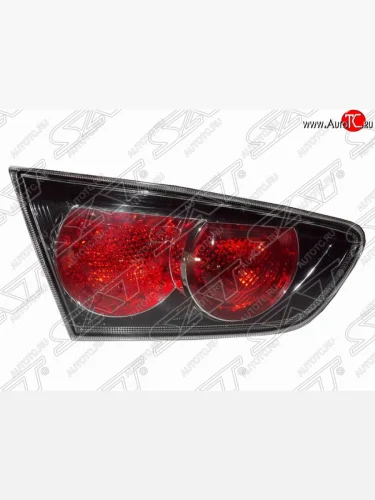Левый фонарь SAT (внутренний, черный) Mitsubishi Lancer 10 CY хэтчбэк дорестайлинг (2007-2010)