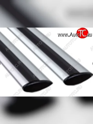 Комплект универсальных аэродинамических поперечин DELTA COMPACT (крыло, алюминий) (Длина 1.2 м) Honda Element 1 YH 1-ый рестайлинг (2006-2008)