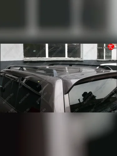 Рейлинги OE Style (черный) Mitsubishi Pajero 4 V90 дорестайлинг (2006-2011)