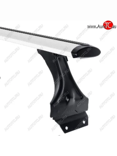 Багажник на крышу DELTA (аэродинамический профиль, штатные крепления, 1.2 м) (Рейка AERO) Лада ВАЗ Калина 1117 универсал (2004-2013)