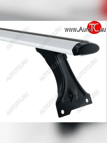 Багажник на крышу DELTA (аэродинамический профиль, штатные крепления, 1.3 м) (Рейка AERO) Renault Logan ( 1,  2) - Sandero ( (BS),  (B8))