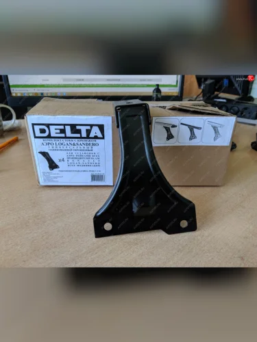Комплект универсальных стоек багажника DELTA (в штатные места, для всех видов аэродинамических реек)  