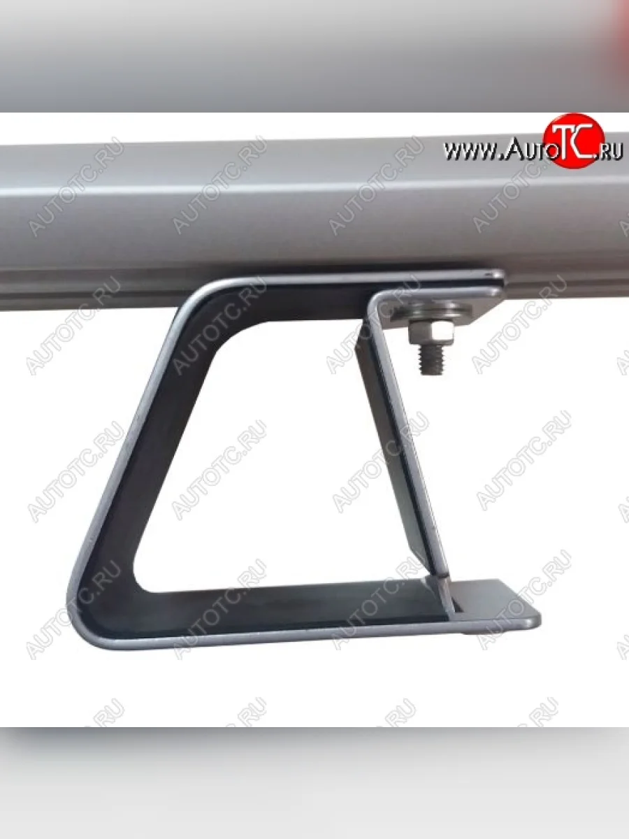 Крепления поперечин к рейлингам DELTA  Nissan Terrano (2013-2022), Renault Duster (2015-2021) (Серебристый цвет)  в Керчи Республика Крым