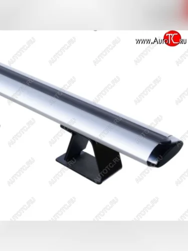 Рейки аэродинамические серебристые длиной 120 см, адаптер черный 6704р Рейки аэродинамические серебристые длиной 120 см, адаптер черный 6704р