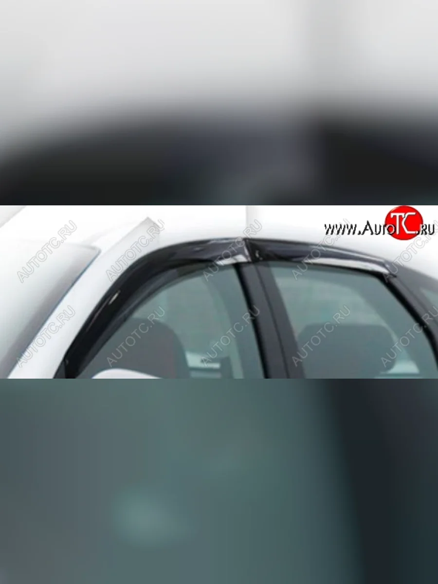 Дефлектора окон CA-Plastiс Dong Feng AX7 (2014-2017) (Classic полупрозрачный, Без хром.молдинга)  в Керчи Республика Крым