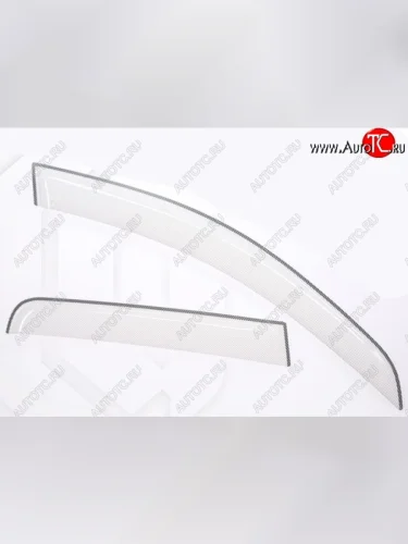 Дефлектора окон CA-Plastik (Шелкография белая) Лада ВАЗ 2114 (2001-2014)