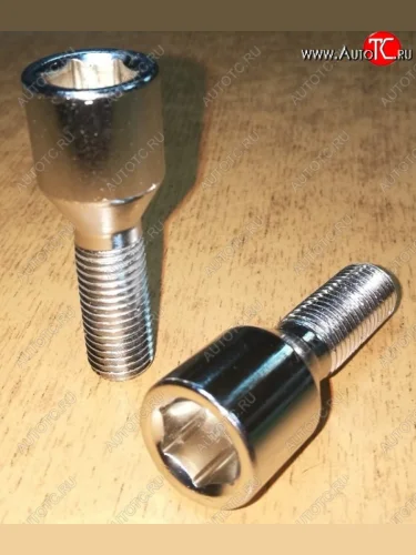 Колёсный болт длиной 30.0 мм Колёсный болт 12 1.5 ключ 12 длина 30 M12 1.5 30.0 под гаечный ключ (пос.место: конус) 
