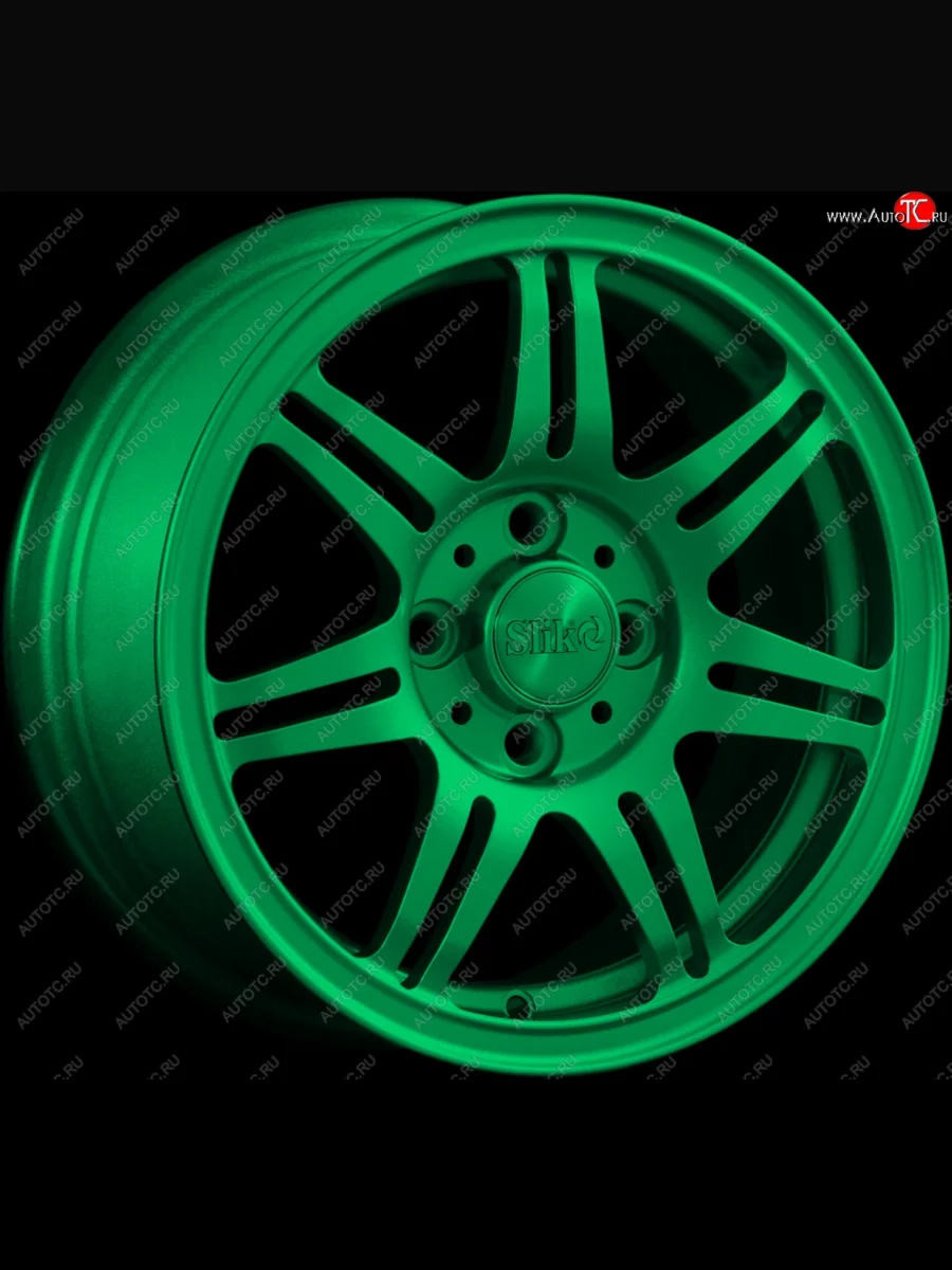 Кованый диск Slik Classik 6x14 (Зеленый)   (Цвет: Зеленый)  в Самаре Самарской области