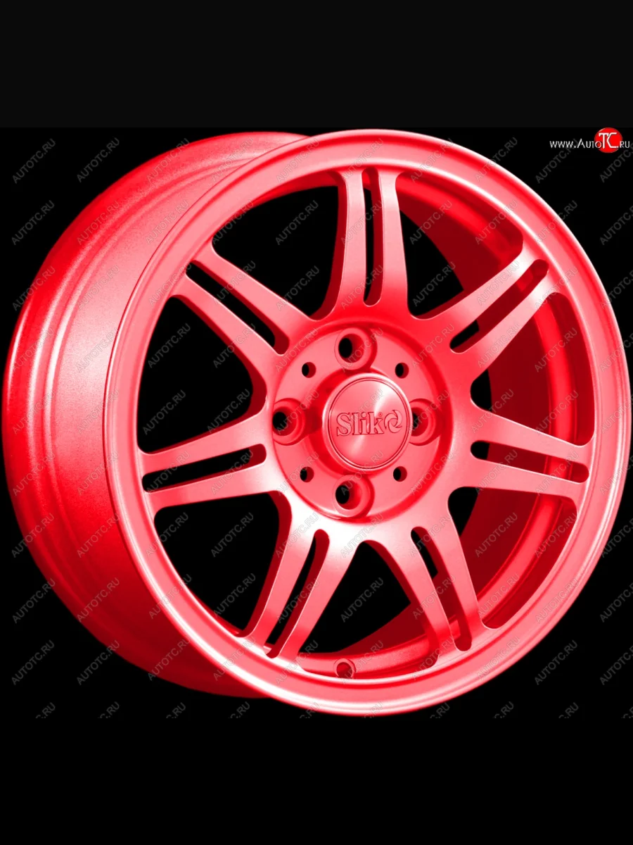 Кованый диск Slik Classik 6x14 (RAL 3026 ярко алый)   (Цвет: RAL 3026 ярко алый)  в Самаре Самарской области