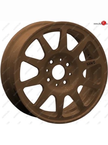 Кованый диск Slik Classik 5.5x14 (Коньячная бронза BRZCGN глянец) Seat Toledo Mk1 седан (1991-1999) 4x100.0xDIA57.1xET38.0