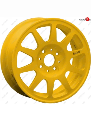 Кованый диск Slik Classik 5.5x14 (Candy - ярко-жёлтый) Seat Toledo Mk1 седан (1991-1999) 4x100.0xDIA57.1xET38.0