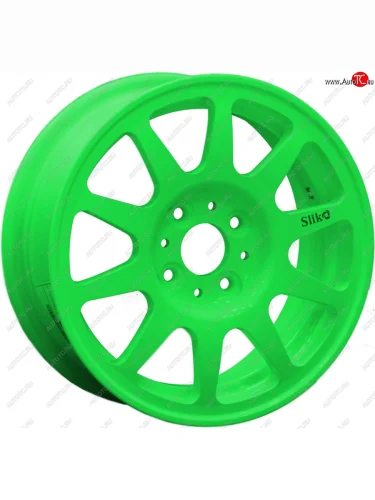 Кованый диск Slik Classik 5.5x14 (Ярко-зелёный) Seat Toledo Mk1 седан (1991-1999) 4x100.0xDIA57.1xET38.0