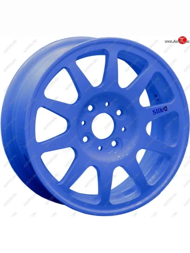 Кованый диск Slik Classik 5.5x14 (синий) Seat Toledo Mk1 седан (1991-1999) 4x100.0xDIA57.1xET38.0