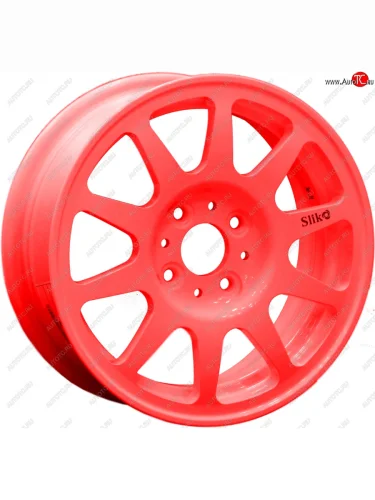 Кованый диск Slik Classik 5.5x14 (Алый) Seat Toledo Mk1 седан (1991-1999) 4x100.0xDIA57.1xET38.0