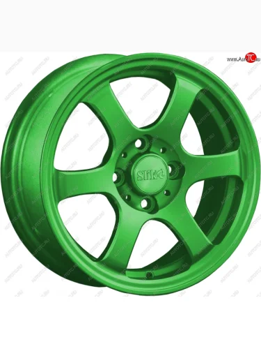 Кованый диск Slik Classik 5.5x14 (зелёный) Seat Toledo Mk1 седан (1991-1999) 4x100.0xDIA57.1xET38.0