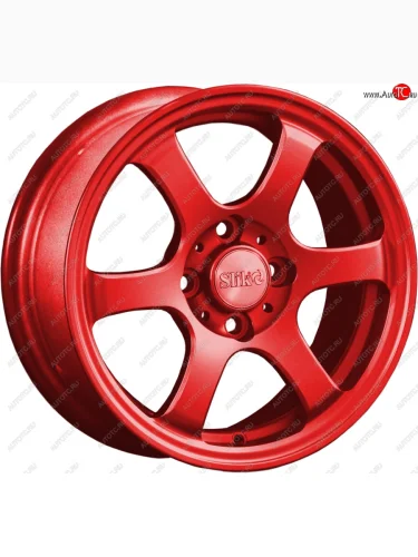 Кованый диск Slik Classik 5.5x14 (красный) Seat Toledo Mk1 седан (1991-1999) 4x100.0xDIA57.1xET38.0
