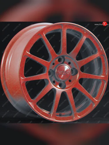 Кованый диск Slik Classik 5.5*14 (Cendy - red) Seat Toledo Mk1 седан (1991-1999) 4x100.0xDIA57.1xET38.0