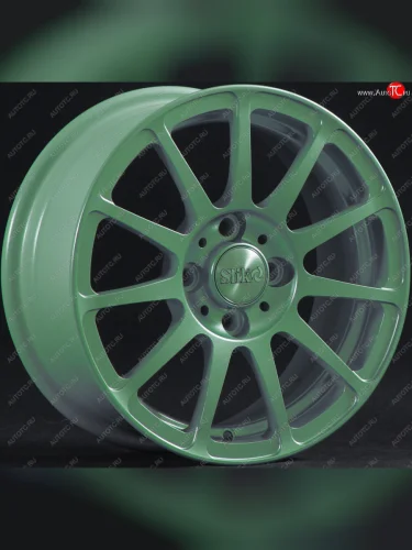 Кованый диск Slik Classik 5.5*14 (Cendy - изумрудно-зелёный) Seat Toledo Mk1 седан (1991-1999) 4x100.0xDIA57.1xET38.0