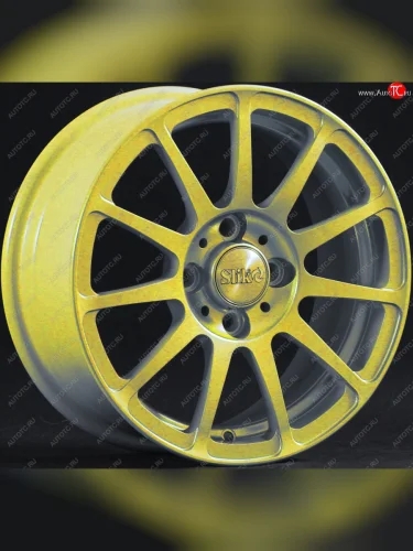 Кованый диск Slik Classik 5.5*14 (Cendy - ярко желтый) Seat Toledo Mk1 седан (1991-1999) 4x100.0xDIA57.1xET38.0