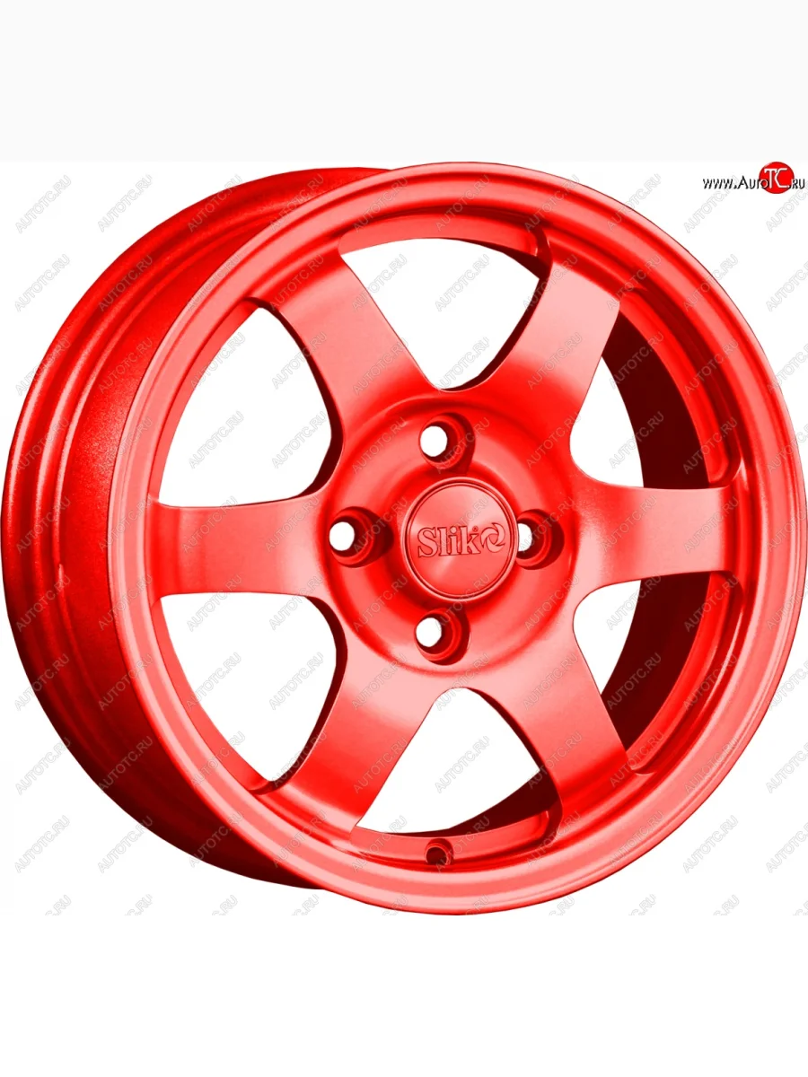 Кованый диск Slik Classik 6x14 (RAL 3026 ярко алый)   (Цвет: RAL 3026 ярко алый)  в Самаре Самарской области