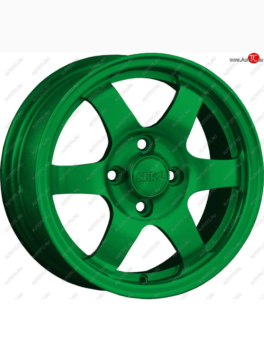 Кованый диск Slik Classik 6x14 (Зеленый)   (Цвет: Зеленый)  в Самаре Самарской области