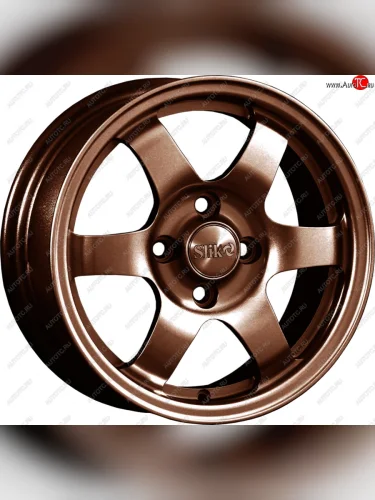 Кованый диск Slik Classik 6x14 (Металлик коньячная бронза. матовый) Ford Taurus 1 универсал (1985-1991) 5x108.0xDIA63.4xET42.0