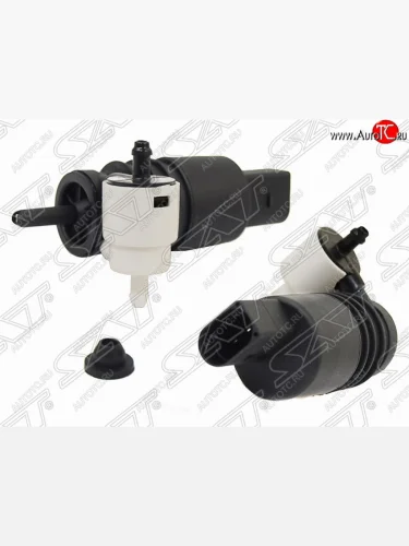 Мотор омывателя лобового стекла (под 2 выхода) SAT Mitsubishi Lancer 10 CY седан рестайлинг (2011-2017)