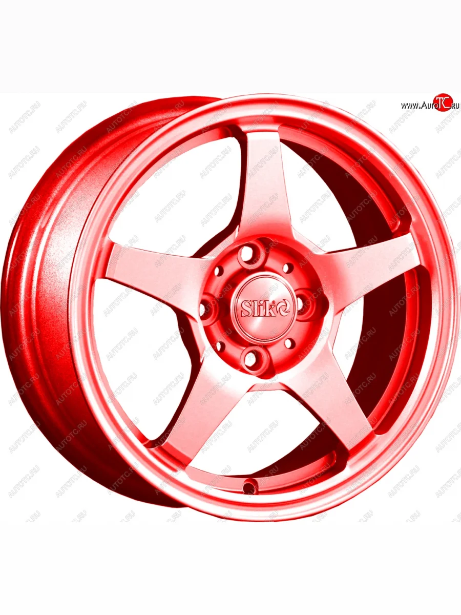 Кованый диск Slik Classik 6x14 (RAL 3026 ярко алый)   (Цвет: RAL 3026 ярко алый)  в Самаре Самарской области
