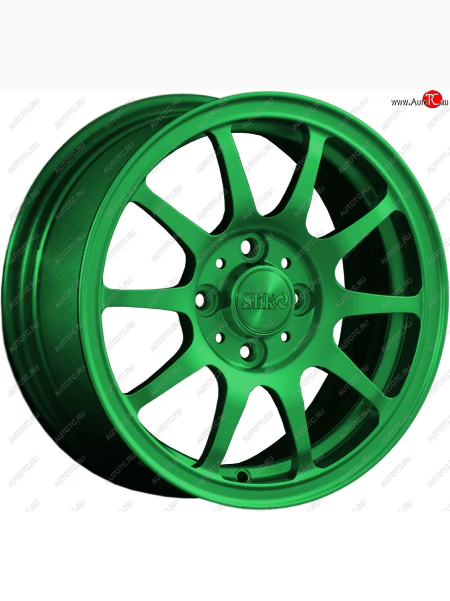 Кованый диск Slik Classik 6x14 (Зеленый)   (Цвет: Зеленый)  в Самаре Самарской области