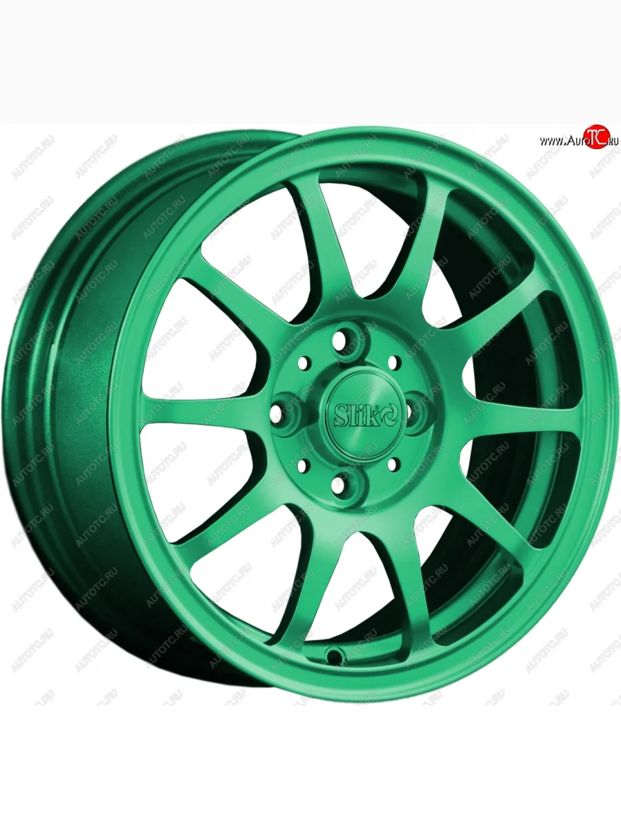 Кованый диск Slik Classik 6x14 (Candy изумрудно-зеленый)   (Цвет: Candy изумрудно-зеленый)  в Самаре Самарской области
