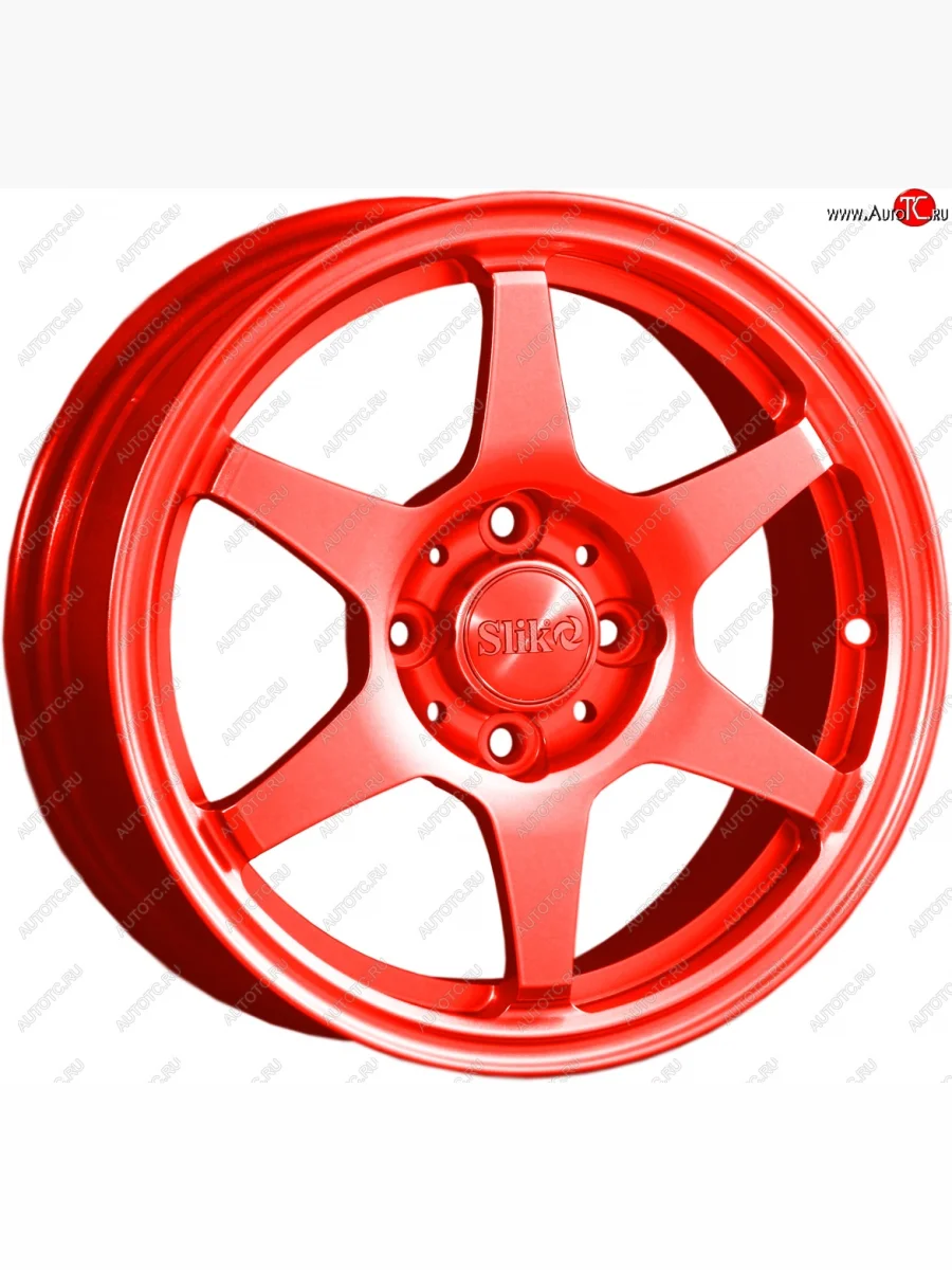 Кованый диск Slik Classik 6x14 (RAL 3026 ярко алый)   (Цвет: RAL 3026 ярко алый)  в Самаре Самарской области