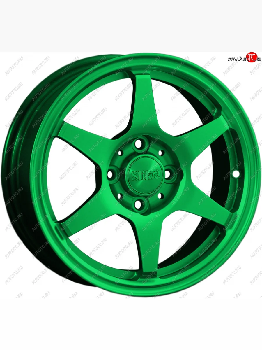 Кованый диск Slik Classik 6x14 (Зеленый)   (Цвет: Зеленый)  в Самаре Самарской области