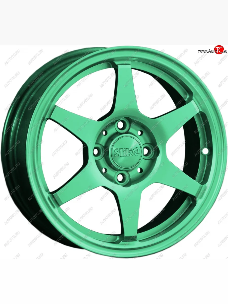 Кованый диск Slik Classik 6x14 (Candy изумрудно-зеленый)   (Цвет: Candy изумрудно-зеленый)  в Самаре Самарской области