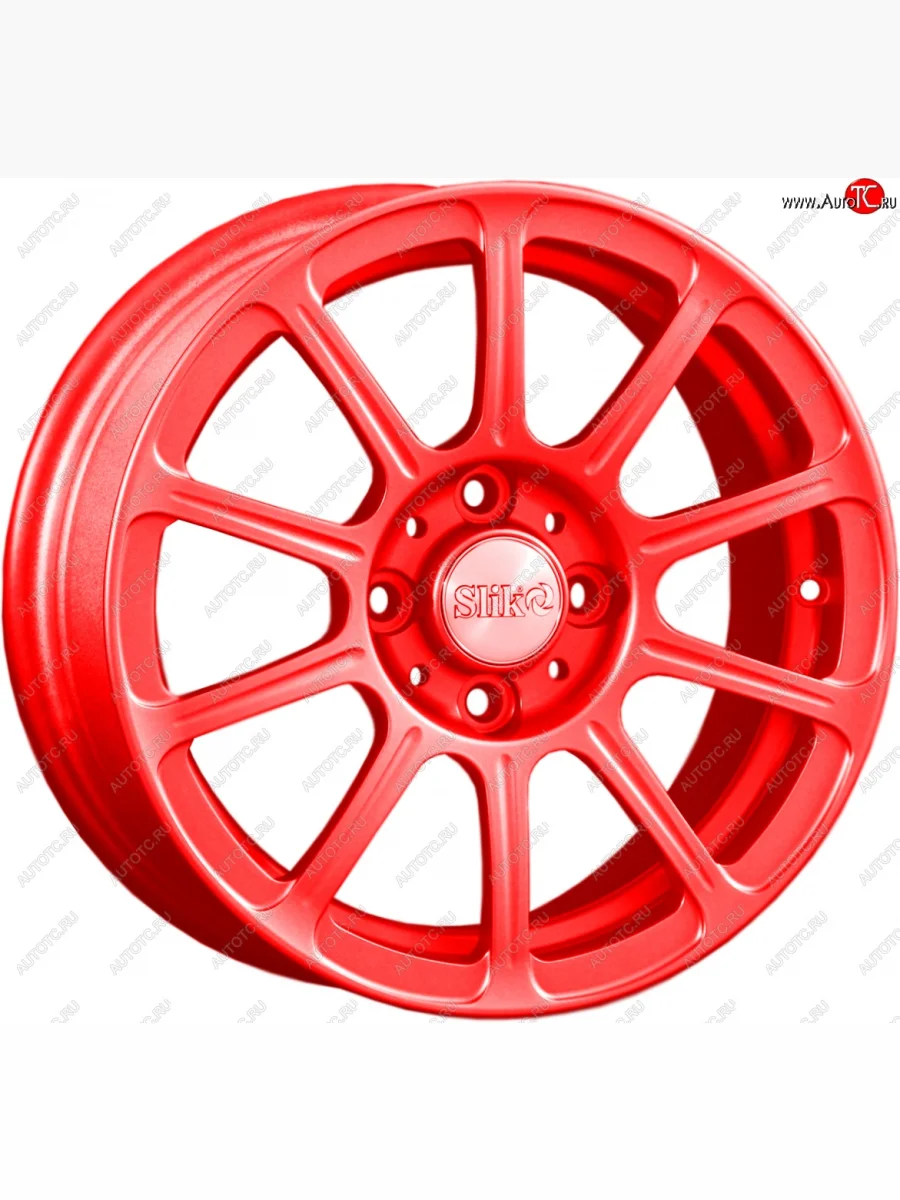 Кованый диск Slik Classik 6x14 (RAL 3026 ярко алый)   (Цвет: RAL 3026 ярко алый)  в Самаре Самарской области