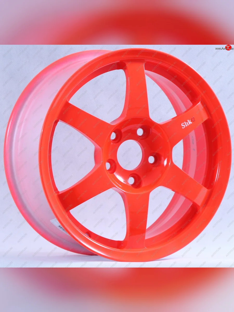 Кованый диск Slik Classik 6x14 (RAL 3026 ярко-алый)   (Цвет: RAL 3026 ярко-алый)  в Самаре Самарской области