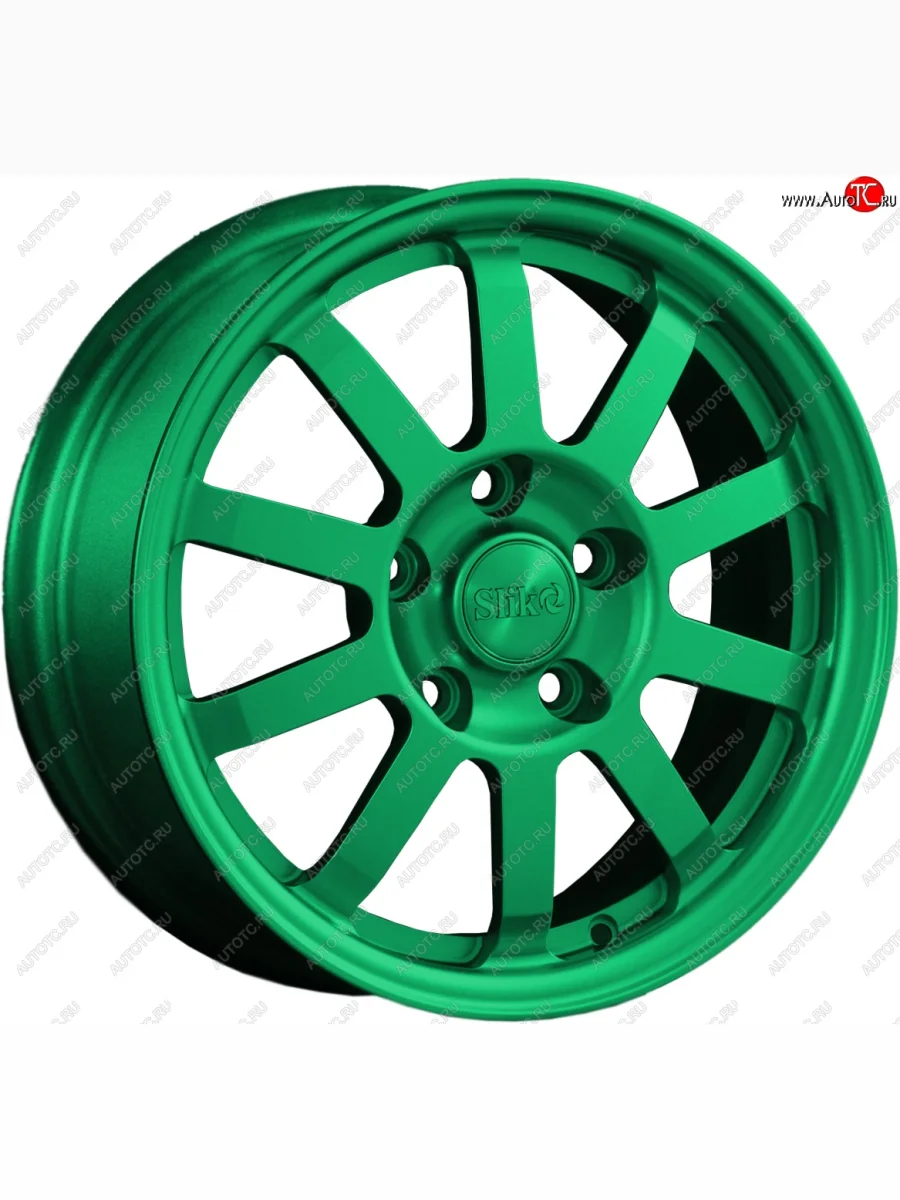 Кованый диск Slik Classik 6x15 (Candy изумрудно-зеленый)   (Цвет: Candy изумрудно-зеленый)  в Самаре Самарской области