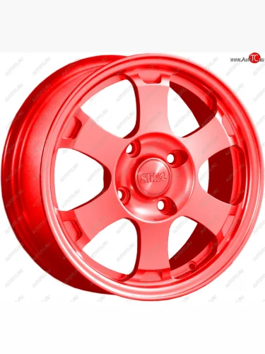 Кованый диск Slik Classik 6x15 (RAL 3026 ярко-алый) (Цвет: RAL 3026 ярко-алый) 