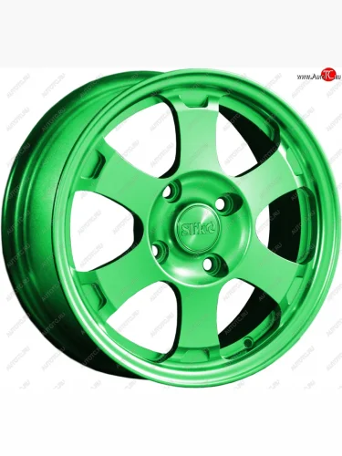 Кованый диск Slik Classik 6x15 (RAL 6038 ярко-зеленый) (Цвет: RAL 6038 ярко-зеленый) 