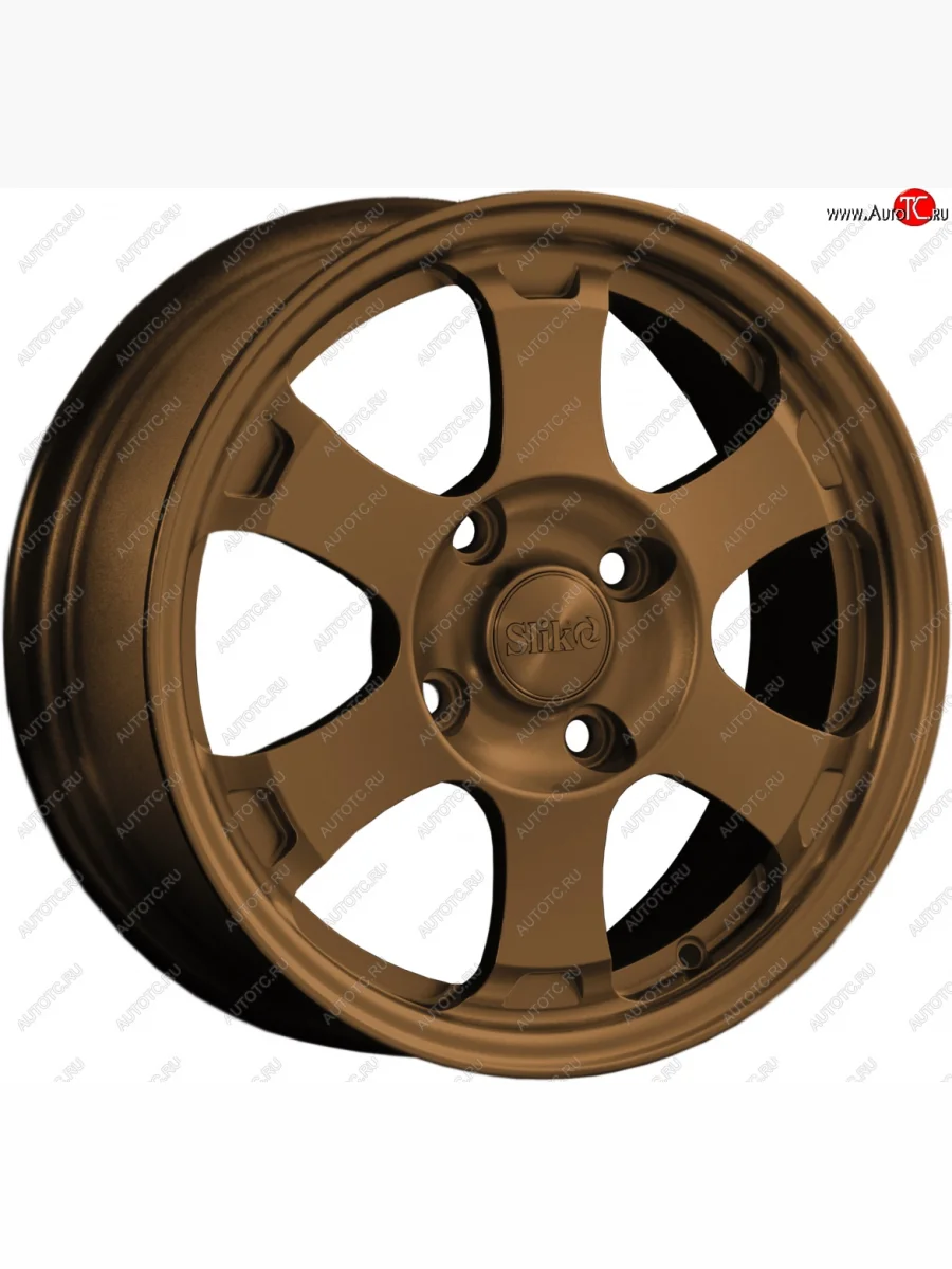 Кованый диск Slik Classik 6x15 (Металлик коньячная бронза. Матовый)   (Цвет: Металлик коньячная бронза. Матовый)  в Самаре Самарской области