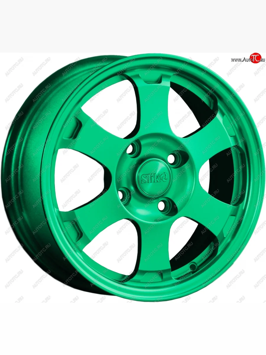 Кованый диск Slik Classik 6x15 (Candy изумрудно-зеленый)   (Цвет: Candy изумрудно-зеленый)  в Самаре Самарской области